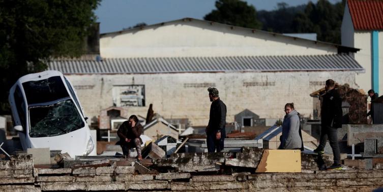 Ya son 13 los muertos en el sur de Brasil por el paso de un ciclón