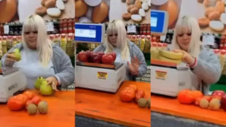 El video de Morena Rial trabajando en una verdulería