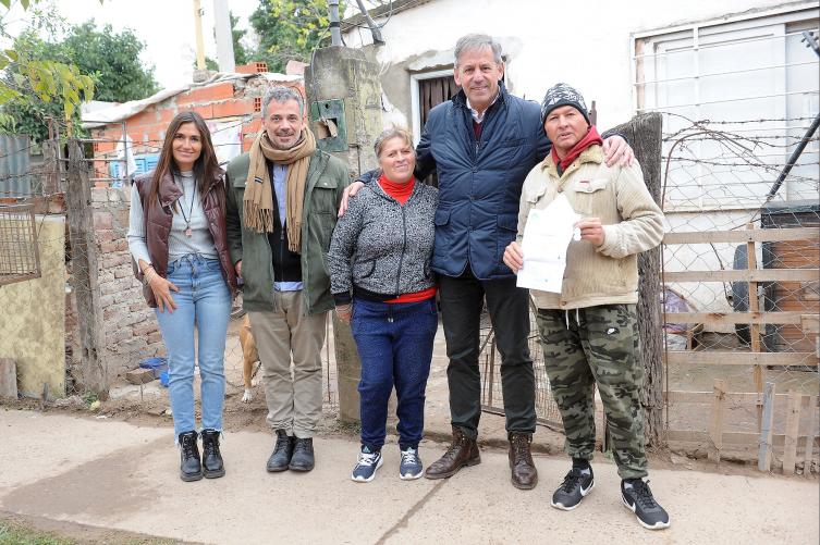 La Municipalidad otorgó identificaciones de vivienda a 330 familias de Marcos Bobbio