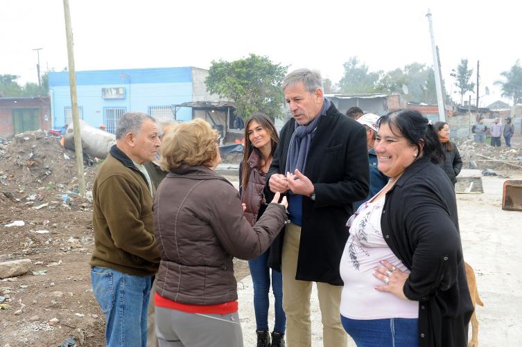 Las obras en barrio Los Hornos registran un avance cercano al 70%