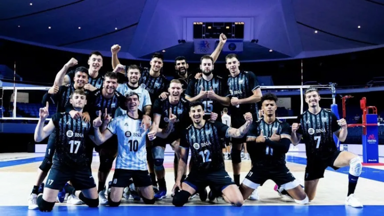 Nations League: La Selección Argentina de voley, por primera vez a la ronda final