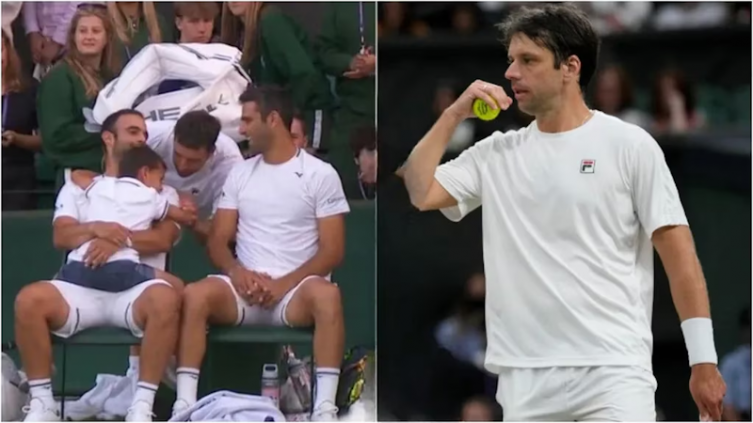 Viral en Wimbledon: Horacio Zeballos consoló al hijo de un rival