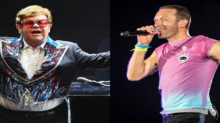 Emotivo homenaje de Coldplay a Elton John