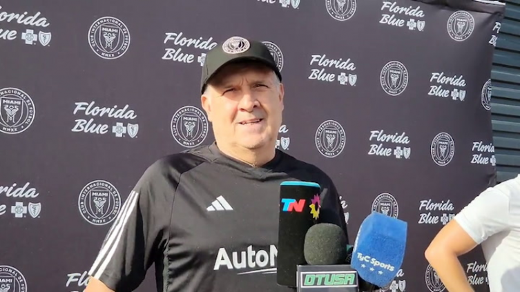 Martino dirigió su primera práctica en el Inter Miami