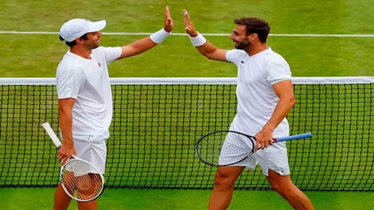 Wimbledon: el argentino Horacio Zeballos clasificó a semifinales en dobles