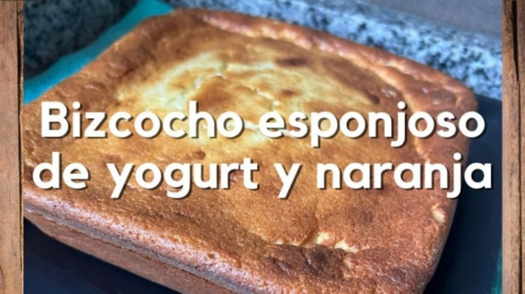 Bizcocho de naranja y yogurt