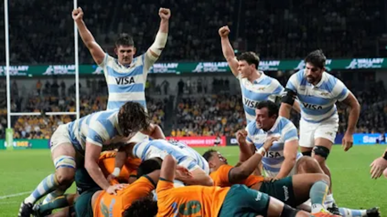 Rugby Championship: los Pumas derrotaron a Australia en la última jugada del partido