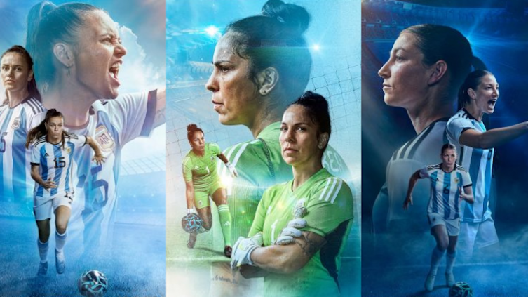 Selección femenina de fútbol: presentaron el primer poster