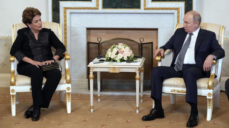 Putin se reunió con la presidenta del banco de los Brics, Dilma Rousseff