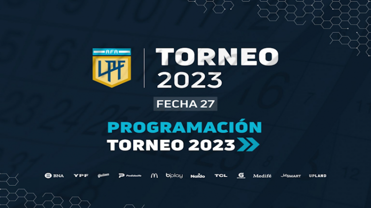 LPF: calendario para la 27ª jornada