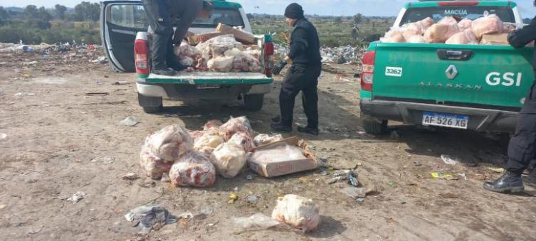Clausuraron un frigorífico clandestino y secuestraron 1680 kilos de carne 