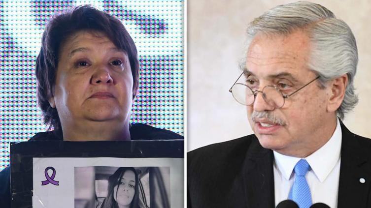 El Presidente se reunió con Gloria Romero, la madre de Cecilia Strzyzowski