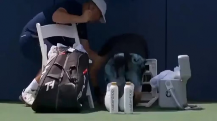 ATP 500 de Washington: Un tenista colapsó en pleno partido