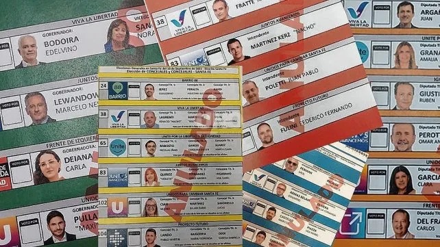 Dieron a conocer el armado de las boletas para los comicios del 10 de septiembre