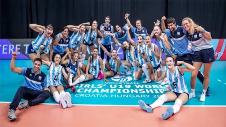 Mundial femenino Sub 19 de vóley: Argentina venció a Chile