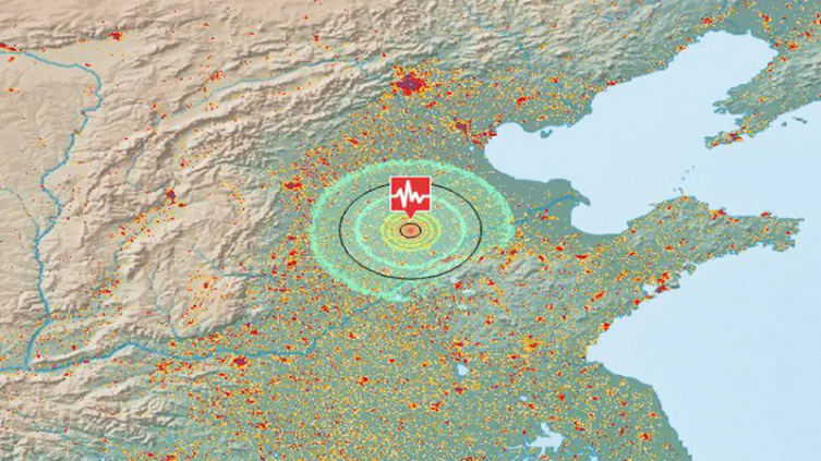 Un sismo al noroeste de China afectó a decenas de edificios