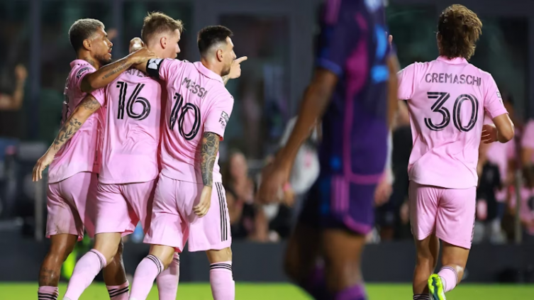 Inter Miami goleó a Charlotte y pasó a las semifinales de la Leagues Cup