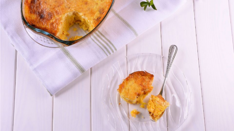 Sopa paraguaya con mucho quesito