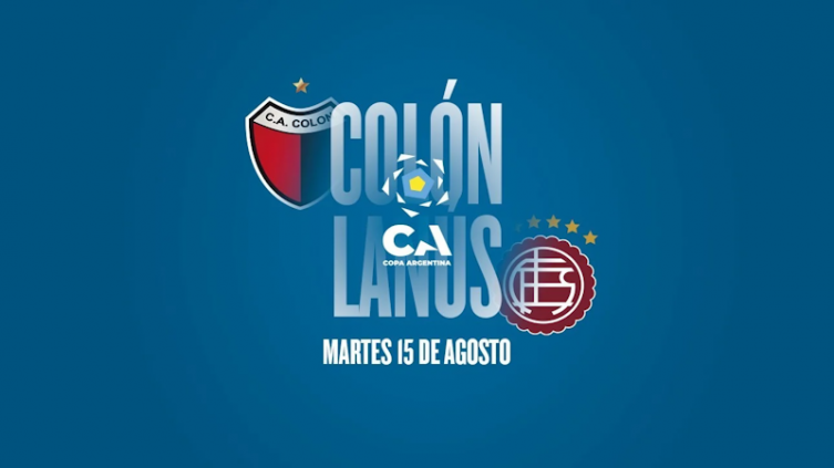 Copa Argentina: Colón - Lanús, hora, TV y probables formaciones