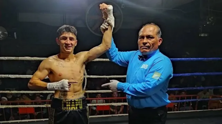 El boxeo profesional en Villa Dora fue un éxito 