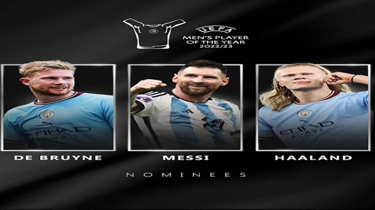Messi fue nominado al premio mejor jugador del año en Europa