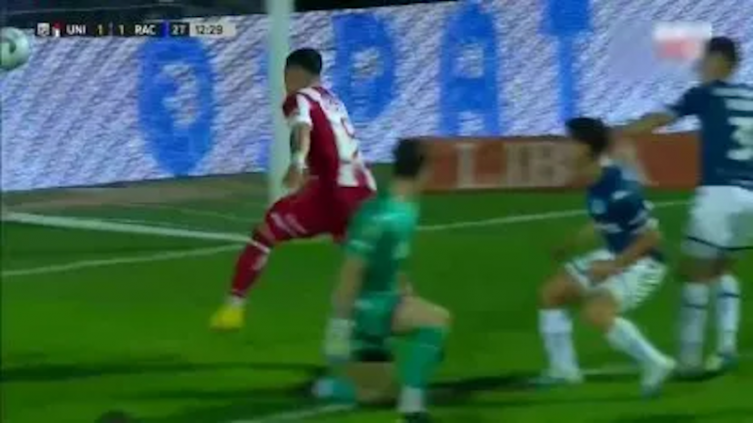 En un entretenido partido, empataron en el debut de la Liga Unión y Racing