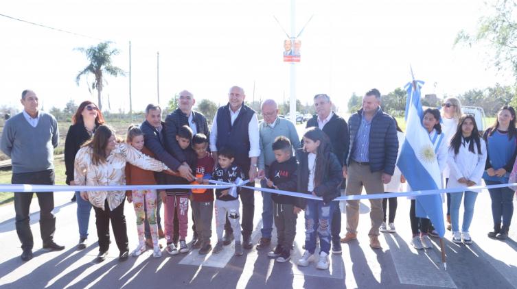 Perotti inauguró la pavimentación de la Ruta Provincia N.º 48-s 