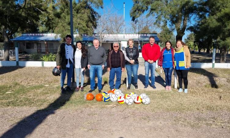 Michlig, González y Salari visitaron 7 distritos del departamento San Cristóbal