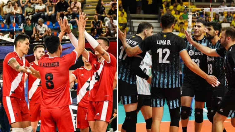 Sudamericano de vóley: Argentina venció a Perú
