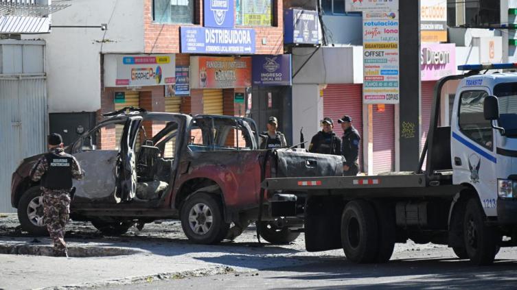 La crisis carcelaria de Ecuador llegó a Quito con el estallido de dos coches-bomba