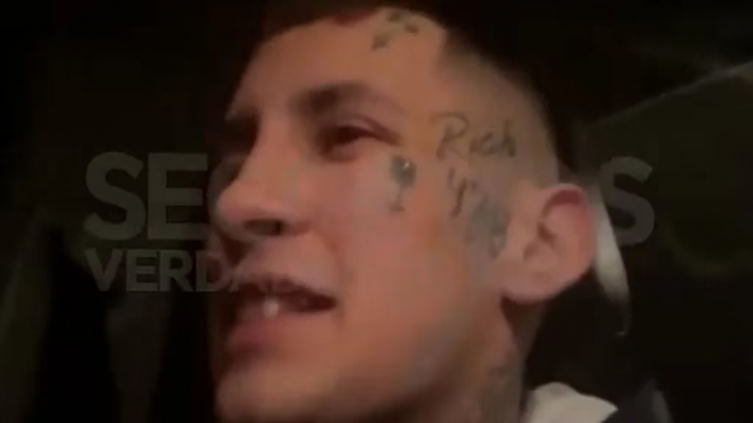 L-Gante dio su primera entrevista en libertad