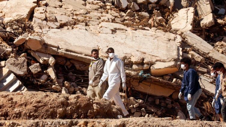 Luego de las inundaciones, en Libia pierden esperanzas de hallar sobrevivientes