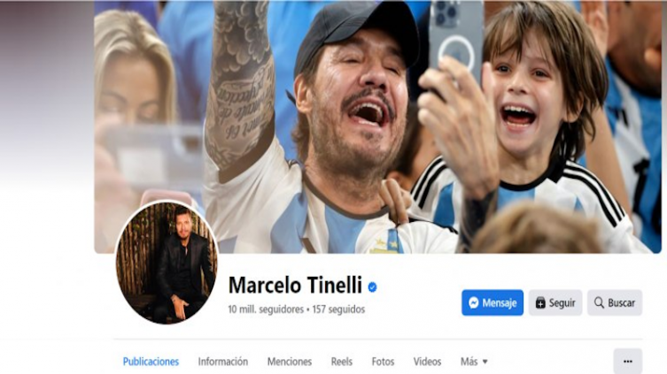 Hackean a Marcelo Tinelli en en Facebook