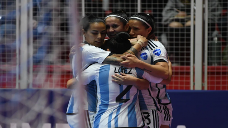 Copa América de Futsal Femenino: Argentina goleó a Uruguay y se clasificó a semifinales