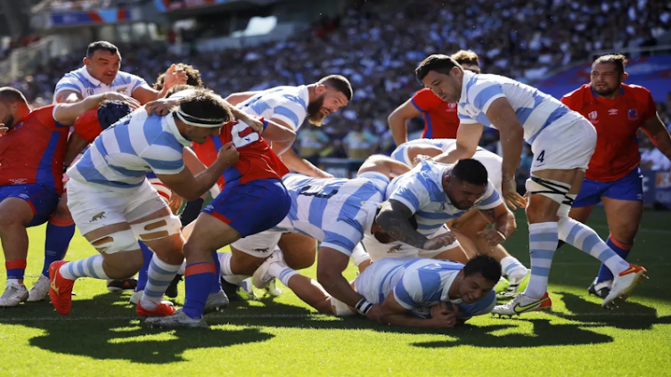 Los Pumas fueron implacables ante Chile por 59 a 5 en el Mundial de Francia