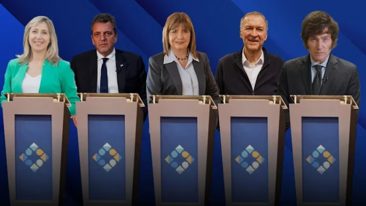 Los candidatos se enfrentarán en el primer debate presidencial