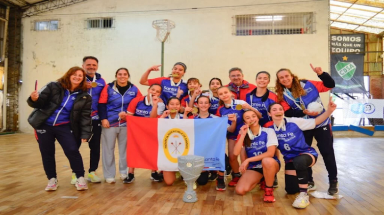 Juegos Evita: Santa Fe, campeón en cestoball