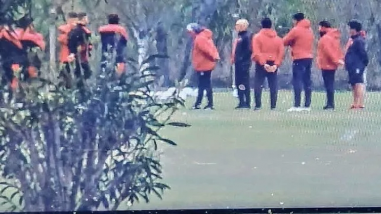 Colón volvió al trabajo con todo el apoyo dirigencial