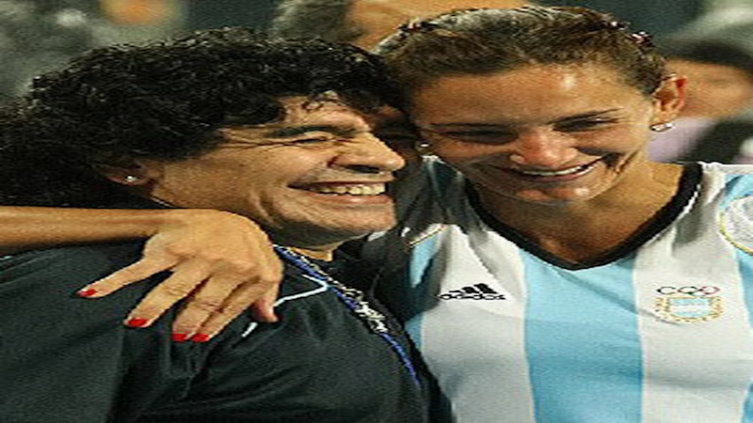 Lucha Aymar recordó su encuentro con Maradona en los Juegos Olímpicos de Beijing