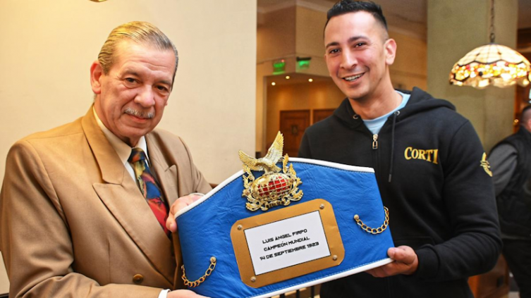 Firpo recibirá simbólicamente un cinturón de campeón mundial de boxeo