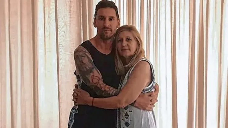 Messi festejó el Día de la Madre en Rosario