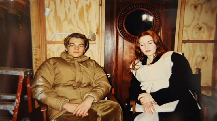 Titanic: hallan fotos inéditas de Di Caprio y Kate Winslet en la filmación
