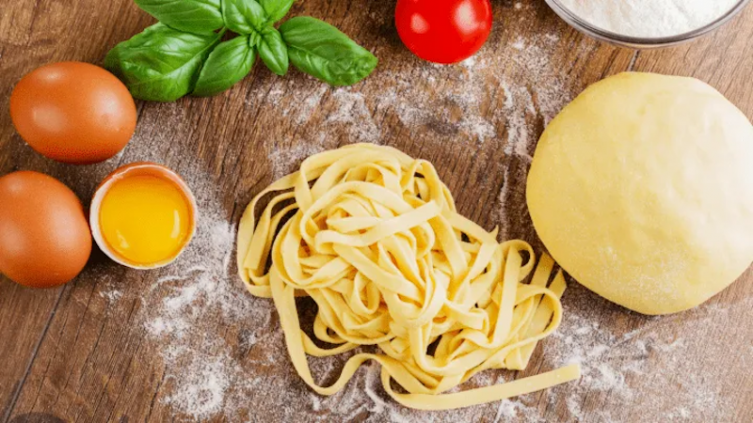 Receta de tallarines al huevo caseros