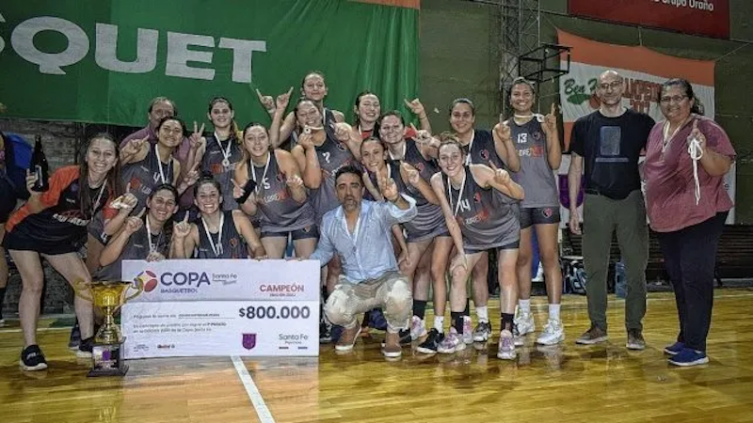 Copa Santa Fe femenina de básquet: San Lorenzo de Tostado es bicampeón