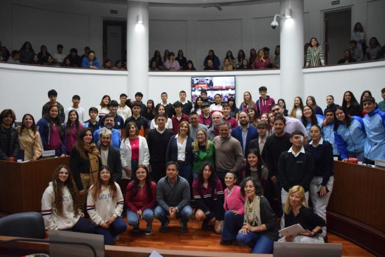 Sesión del Concejo Joven: Se aprobaron 23 proyectos
