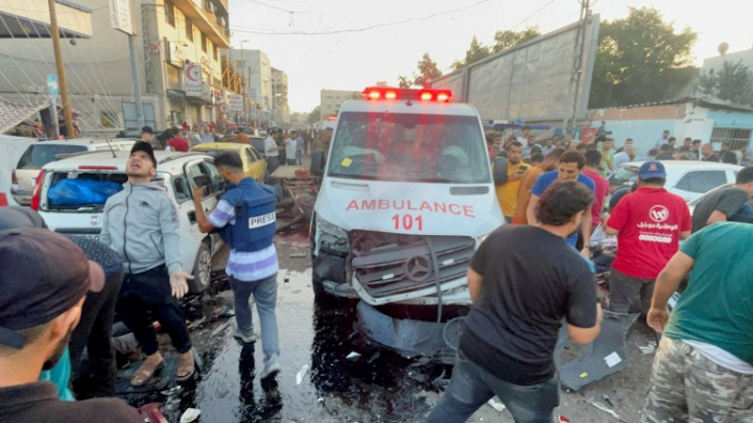 Israel atacó una ambulancia en Gaza