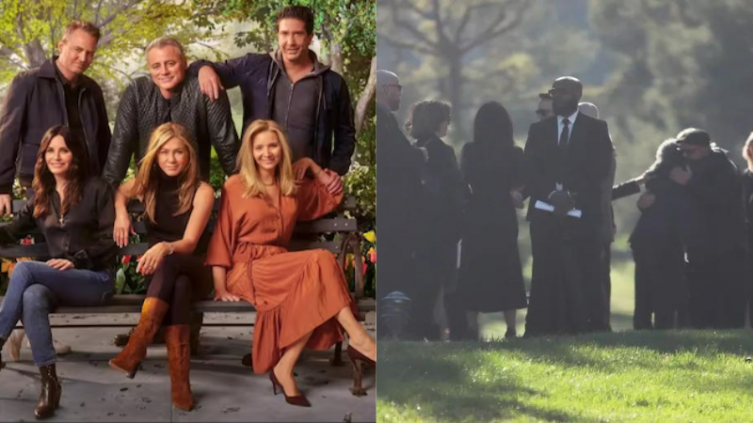Los actores de Friends en el funeral de Matthew Perry