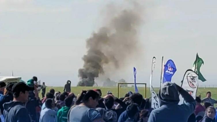 Tragedia en Villa Cañás: Murieron dos ocupantes de una aeronave en un festival aéreo 