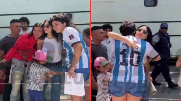 Lali Espósito grabando la segunda temporada de la serie El fin del Amor