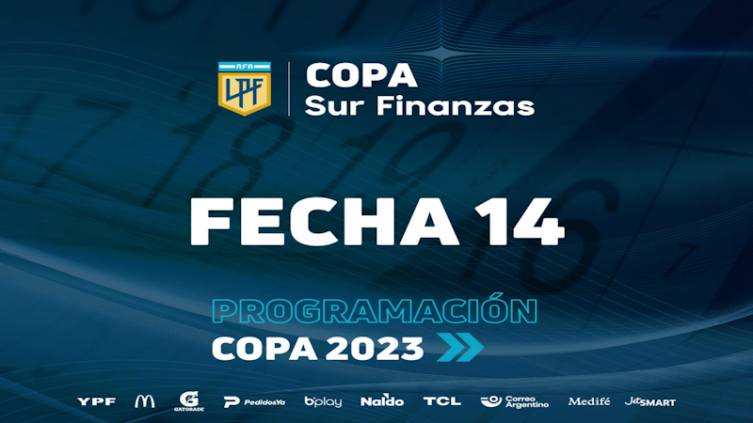 LPF: Agenda de la fecha 14